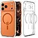 Custodia Per Iphone 17 Pro Con Magsafe Trasparente Arancione Spigen - Foto miniatura 2