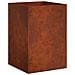 Vaso da giardino Ruggine 50 x 50 x 75 cm Acciaio Corten - Foto miniatura 1