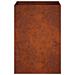 Vaso da giardino Ruggine 50 x 50 x 75 cm Acciaio Corten - Foto miniatura 4