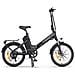 O20 Boost Bici a pedalata assistita piegabile, motore 250W, batteria 48V 13,5Ah, autonomia fino a 120 km, velocità 25 km /h, telaio in alluminio, perfetta per gli spostamenti quotidiani casa-lavoro, colore grigio - Foto miniatura 5