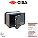Cassaforte incasso a muro con chiave monoblocco in acciaio mm 22 Cisa - Foto miniatura 4