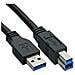 3m USB 3.0, USB A, USB B, Maschio / maschio - Foto miniatura 1