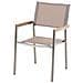 Set Di Tavolo E 6 Sedie Da Giardino In Acciaio, Basalto E Fibra Tessile Beige - Nero Lucido - 180cm - Grosseto - Foto miniatura 14