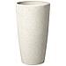 Vaso Da Fiori Moderno Tondo Bianco 31x31x58cm Abdera - Foto miniatura 23