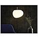 Lampadario In Vetro Bianco Liffel - Foto miniatura 2