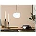 Lampadario In Vetro Bianco Liffel - Foto miniatura 21