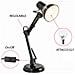 Lampada Da Scrivania Con Braccio Snodabile Luce Da Tavolo E27 Orientabile Td101 - Foto miniatura 3