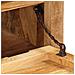 Scarpiera 86x35x55 Cm In Legno Massello Di Mango - Foto miniatura 8