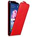 Custodia Compatibile Con Huawei P Smart / Enjoy 7s In Rosso Mela - Coperchio Protettivo In Design Flip Con Chiusura Magnetica - Foto miniatura 4