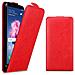 Custodia Compatibile Con Huawei P Smart / Enjoy 7s In Rosso Mela - Coperchio Protettivo In Design Flip Con Chiusura Magnetica - Foto miniatura 9