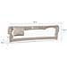 Eva Sponda Letto Universale Barriera Protettiva Per Letto Installazione Facile E Veloce 180 Gradi Di Reclinazione Sponda Pieghevole Con Blocco Standsafe Sicura Con Tasca (beige)  - Foto miniatura 2