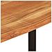 Tavolo Da Pranzo 140x70x76 Cm In Legno Massello Di Acacia - Foto miniatura 4
