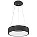 Sospensione Moderna A Led Nera, Bianco Caldo 3000k 1760lm - Foto miniatura 1