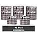 Confezione Da 8 X Large Forti Bagagli Servizio Lavanderia Shopping Bags - Xl Moving Borse Con Cerniera E Maniglie A Scacchi - Riutilizzabile Conservare Zip Bag - Foto miniatura 3