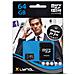 64GB microSDHC, MicroSDHC, Nero, Class 10, SD, Blister - Foto miniatura 1