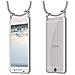 Catena Di Telefoni Cellulari Compatibile Con Htc One A9 In Grigio Argento - Coperchio Protettivo In Silicone Con Anelli D'argento, Cinturino In Corda E Custodia Staccabile - Foto miniatura 8