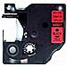 Cassetta Nastro D45017 12mmx7m Nero Su Rosso S0720570 Compatibile Per Dymo-500ts Eletronic Labelling Etichette 45017 - Foto miniatura 2