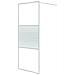 Parete Doccia Walk In Bianca 80x195 Cm Vetro Trasparente Esg - Foto miniatura 2
