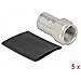 DeLOCK F maschio per crimpare RG-6 con tubo termoretraibile adatto - Foto miniatura 1