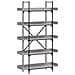 Libreria 5 Ripiani Grigio Sonoma 100x33x180,5 Legno Multistrato - Foto miniatura 2