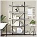 Libreria 5 Ripiani Grigio Sonoma 100x33x180,5 Legno Multistrato - Foto miniatura 3