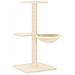Albero Per Gatti Con Tiragraffi In Sisal Crema 72 Cm - Foto miniatura 1