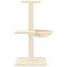 Albero Per Gatti Con Tiragraffi In Sisal Crema 72 Cm - Foto miniatura 3