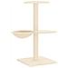 Albero Per Gatti Con Tiragraffi In Sisal Crema 72 Cm - Foto miniatura 4