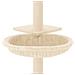 Albero Per Gatti Con Tiragraffi In Sisal Crema 72 Cm - Foto miniatura 5