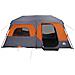 Tenda Campeggio 9 Persone Grigio e Arancione Impermeabile - Foto miniatura 2