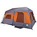 Tenda Campeggio 9 Persone Grigio e Arancione Impermeabile - Foto miniatura 6