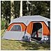 Tenda Campeggio 9 Persone Grigio e Arancione Impermeabile - Foto miniatura 8