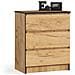 Cassettiera K60, 3 cassetti, 60x40x77 cm, Colore Quercia Craft - Foto miniatura 1