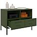Mobile TV Verde Oliva 68x39x50,5 cm in Acciaio - Foto miniatura 3