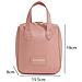 Borsa Per Il Trucco Portatile In Pelle Pu Per Cosmetici Pink - Foto miniatura 4