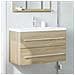 Mobile Lavabo Legno Antico 80x38,5x48 Cm In Legno Multistrato - Foto miniatura 3