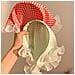 Fascia Per Capelli A Quadri, Accessorio Versatile Per Capelli Red - Foto miniatura 6
