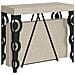 Consolle allungabile 90x40/196 cm Aceres Small cashmere telaio antracite - Foto miniatura 1