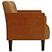 Divano Divanetto con Cuscini Bolster Marrone 110 cm Velluto - Foto miniatura 3