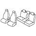 Set Coprisedili Superior - Grigio/nero - Compatibile Per Fiat 500l (09/12>12/22) - Foto miniatura 1
