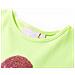 Maglietta da Bambina Giallo Neon 128 - Foto miniatura 3