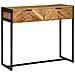 Tavolo Consolle 90x35x75 cm Legno Massello Acacia - Foto miniatura 1