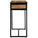Tavolo Consolle 90x35x75 cm Legno Massello Acacia - Foto miniatura 6