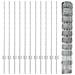 Poste per Recinzione 22 pcs U-Channel 100 cm Acciaio Galvanizzato - Foto miniatura 5