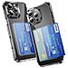 Custodia Trasparente In Acrilico Antiurto Con Slot Laterale Per Carte Compatibile Con Iphone 16 Pro Max - Foto miniatura 6