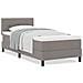 Letto box spring con materasso Talpa 90 x 190 cm Tessuto - Foto miniatura 4