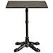Tavolo Bistro 2 - Nero - Metallo - 60x60x73 Cm - Foto miniatura 1
