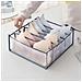 Set Di 3 Organizer Pieghevoli Per Cassetti - Scatole Per Biancheria Intima, Calze E Pantaloni - Foto miniatura 2