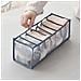 Set Di 3 Organizer Pieghevoli Per Cassetti - Scatole Per Biancheria Intima, Calze E Pantaloni - Foto miniatura 4