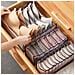 Set Di 3 Organizer Pieghevoli Per Cassetti - Scatole Per Biancheria Intima, Calze E Pantaloni - Foto miniatura 5